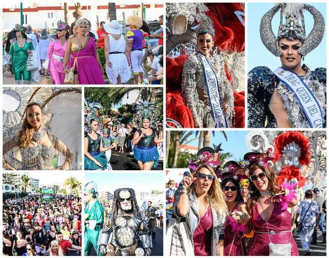 Collage de fotos de la Cabalgata/Antonio Alí.